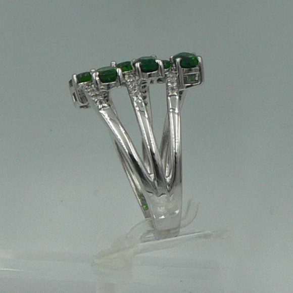 Sz 10 Genuine Chrome Diopside Ring NWOT - Picture 3 of 4